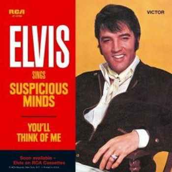 Elvis Presley lyrics - Suspicious Minds album - music lyrics